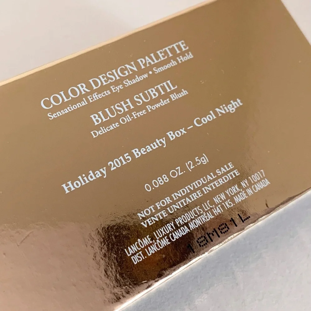 Hold Lancôme pink purple glitter palette special edition